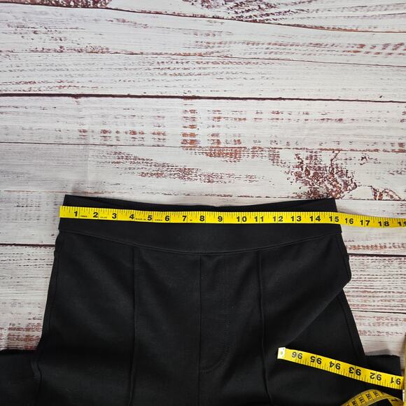 NYDJ Sculpt-Her Black Wide Leg Pants S Stretch Pull on Neutral Minimalist Basic - Picture 11 of 14